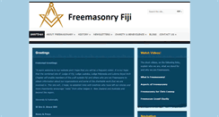Desktop Screenshot of freemasonry.org.fj
